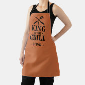 Koning van de Grill Gepersonaliseerde BBQ Schort (Insitu)