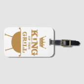 Koning van de Grill, goud Bagagelabel (Voorkant (horizontaal))