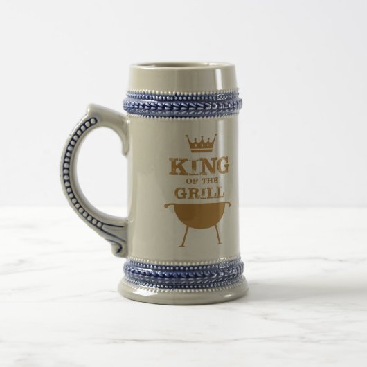 Koning van de Grill, goud Bierpul (Links)