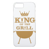 Koning van de Grill, goud Case-Mate iPhone Case (Achterkant)