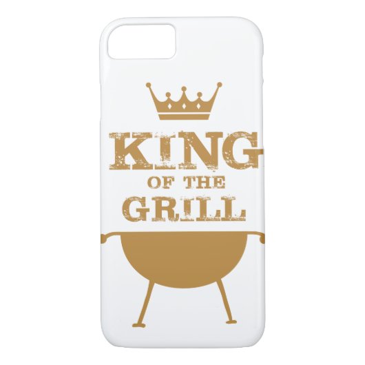 Koning van de Grill, goud Case-Mate iPhone Case (Achterkant)