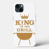 Koning van de Grill, goud Case-Mate iPhone Case (Achterkant)