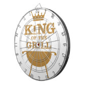 Koning van de Grill, goud Dartbord (Voorkant Rechts)