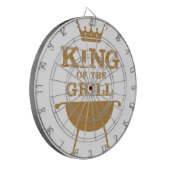 Koning van de Grill, goud Dartbord (Voorkant Links)