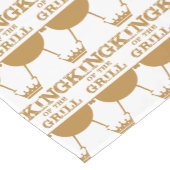 Koning van de Grill, goud Korte Tafelloper (Hoek)