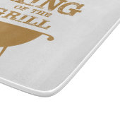 Koning van de Grill, goud Snijplank (Hoek)