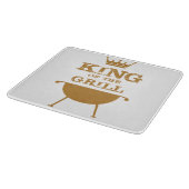 Koning van de Grill, goud Snijplank (Hoek)