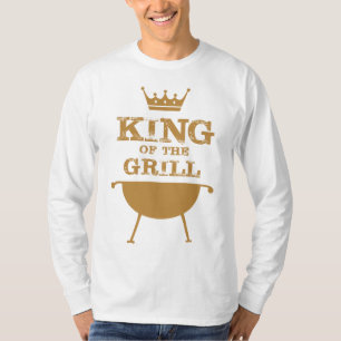 Koning van de Grill, goud T-shirt
