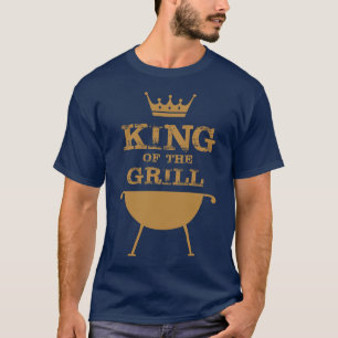Koning van de Grill, goud T-shirt