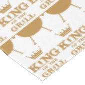 Koning van de Grill, goud Tafelkleed (Gekanteld)