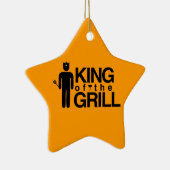 Koning van de Grill Keramisch Ornament (Rechts)