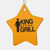 Koning van de Grill Keramisch Ornament (Links)