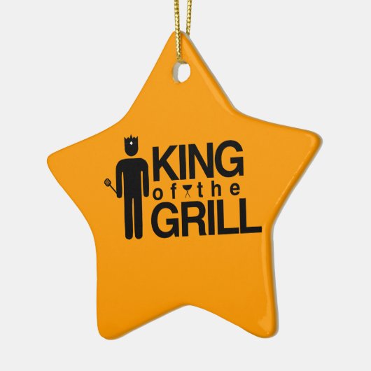 Koning van de Grill Keramisch Ornament (Links)