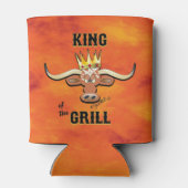 Koning van de Grill - Longhorn Steer Blikjeskoeler (Achterkant)