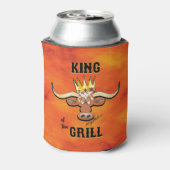 Koning van de Grill - Longhorn Steer Blikjeskoeler (Blikje Achterkant)