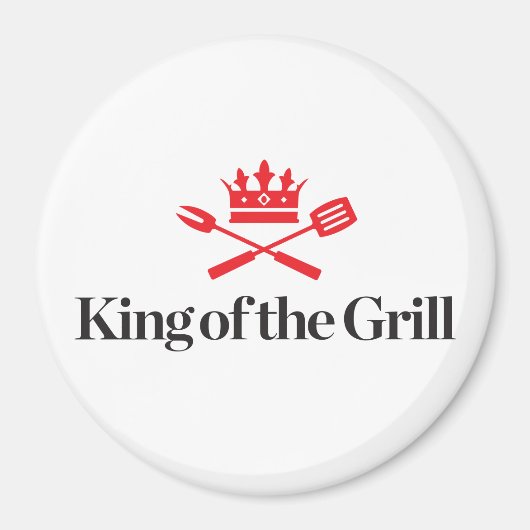 Koning van de Grill Magneet (Voorkant)