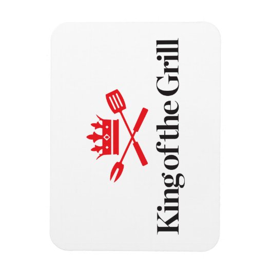 Koning van de Grill Magneet (Verticaal)