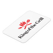 Koning van de Grill Magneet (Linkerzijde)