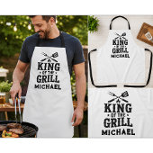 Koning van de Grill Persoonlijk BBQ Schort voor Va