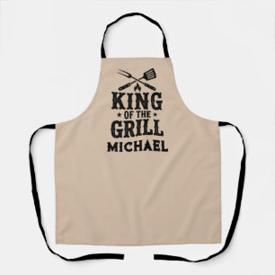 Koning van de Grill Persoonlijk BBQ Schort voor Va