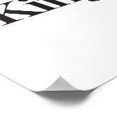 Koning van de Grill Poster (Hoek)