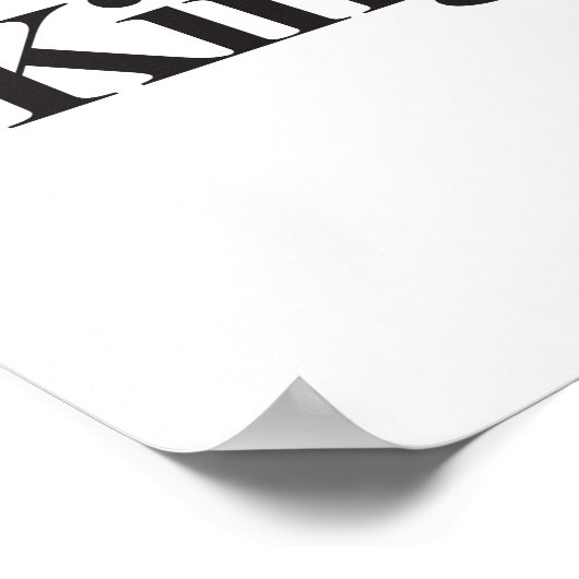 Koning van de Grill Poster (Hoek)