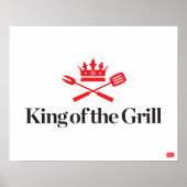 Koning van de Grill Poster (Voorkant)