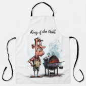 Koning van de Grill Schort (Voorkant)