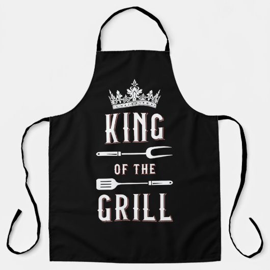 Koning van de Grill Schort (Voorkant)