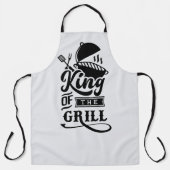 Koning van de Grill Schort (Voorkant)