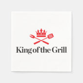 Koning van de Grill Servet (Voorkant)