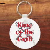 Koning van de Grill Sleutelhanger (Voorkant)