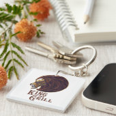 Koning van de Grill Sleutelhanger (Voorkant Rechts)