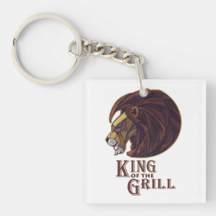 Koning van de Grill Sleutelhanger