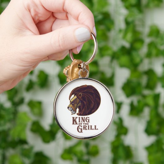 Koning van de Grill Sleutelhanger (Hand)