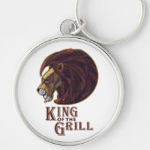 Koning van de Grill Sleutelhanger (Voorkant)