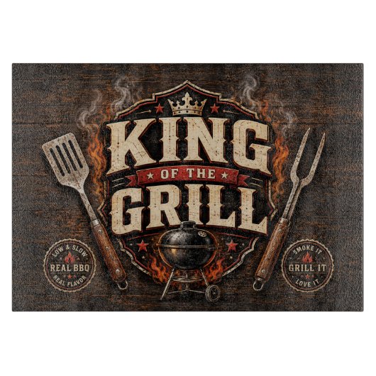 Koning van de Grill Snijplank (Voorkant)