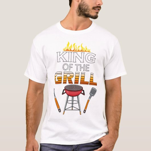 Koning van de Grill T-shirt (Voorkant)