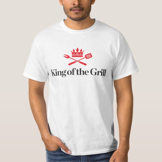 Koning van de Grill T-shirt (Voorkant)