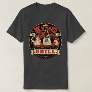 Koning van de Grill T-Shirt | Vaderdag Grillen