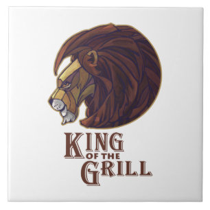 Koning van de Grill Tegeltje