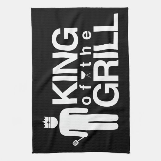 Koning van de Grill Theedoek (Verticaal)