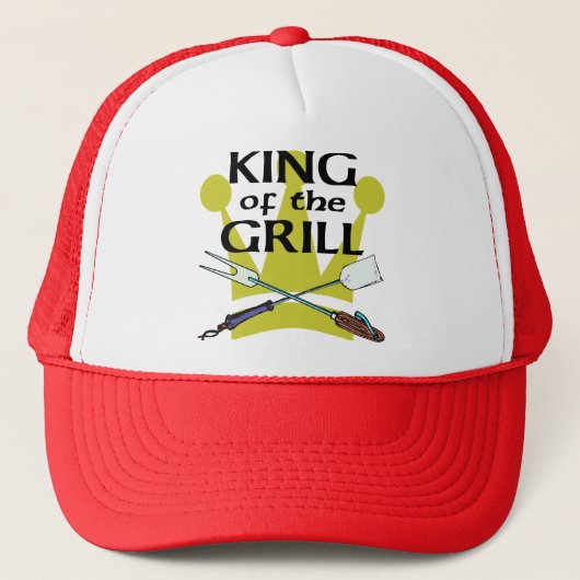 Koning van de Grill Trucker Pet (Voorkant)