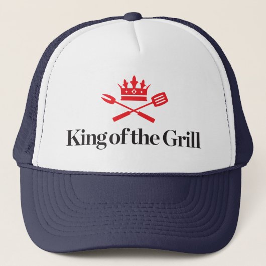 Koning van de Grill Trucker Pet (Voorkant)