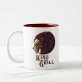 Koning van de Grill Tweekleurige Koffiemok (Links)