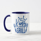 Koning van de Grill Typografie Mok (Links)