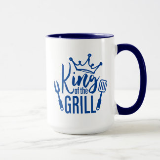 Koning van de Grill Typografie Mok