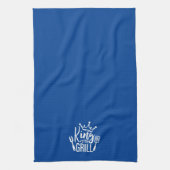 Koning van de Grill Typografie Theedoek (Verticaal)