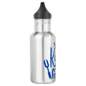 Koning van de Grill Typografie Waterfles (Links)