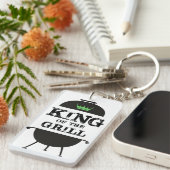 Koning van de Grill, Zwarte Groene Kroon Sleutelhanger (Voorkant Rechts)